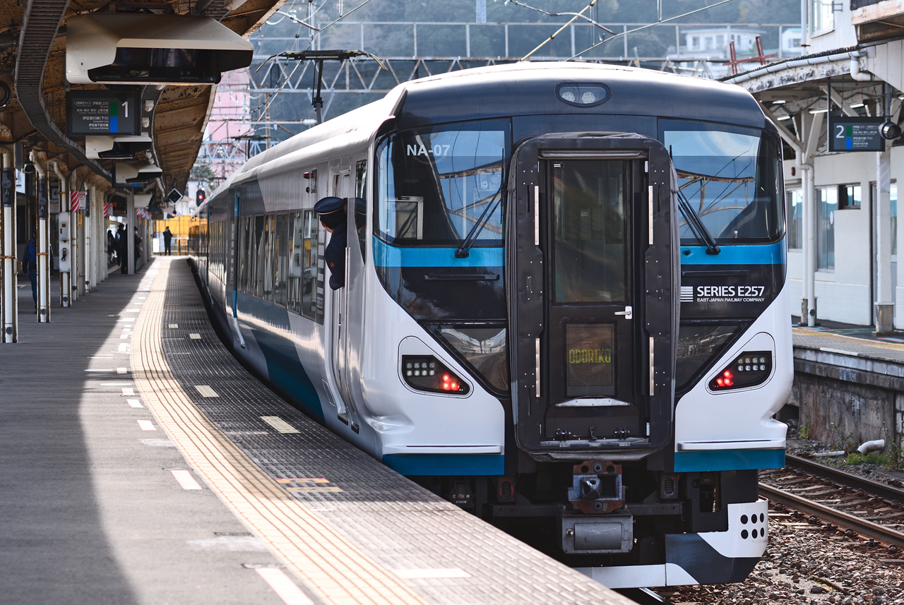 特急踊り子 E257 伊東駅