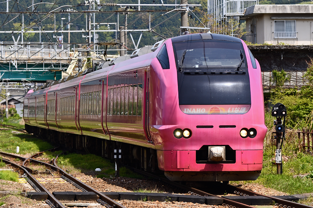 特急いなほ はまなす編成 村上駅
