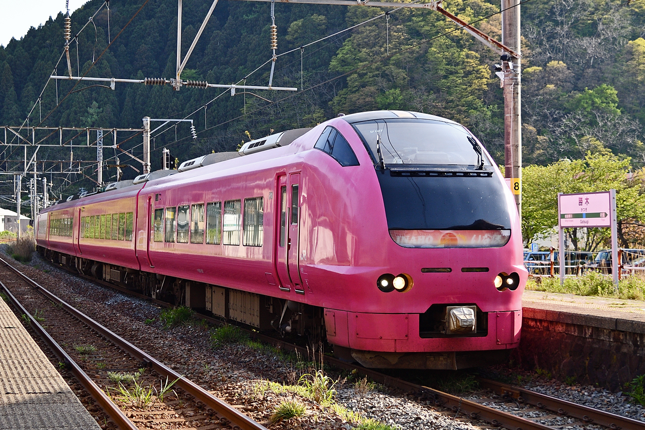 特急いなほ はまなす編成 勝木駅