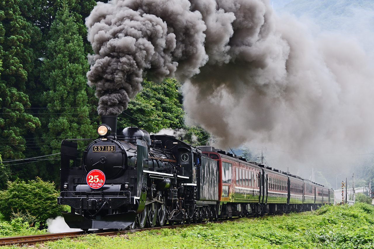 アマレット】～鉄道写真～JR東日本・SLばんえつ物語～C57形