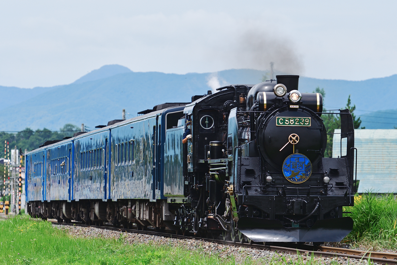 SL銀河 釜石線 C58形蒸気機関車
