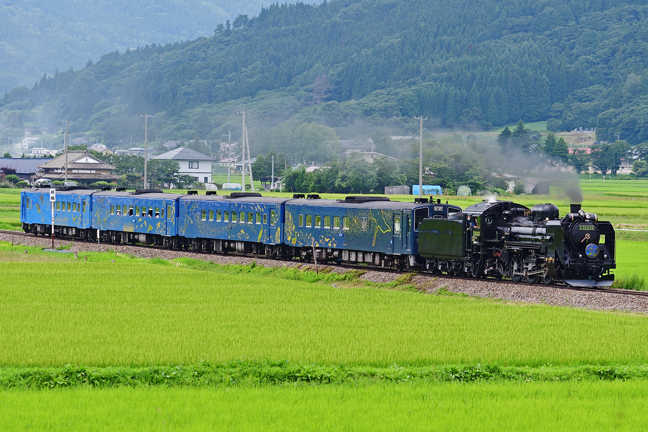 SL銀河 釜石線 C58形蒸気機関車