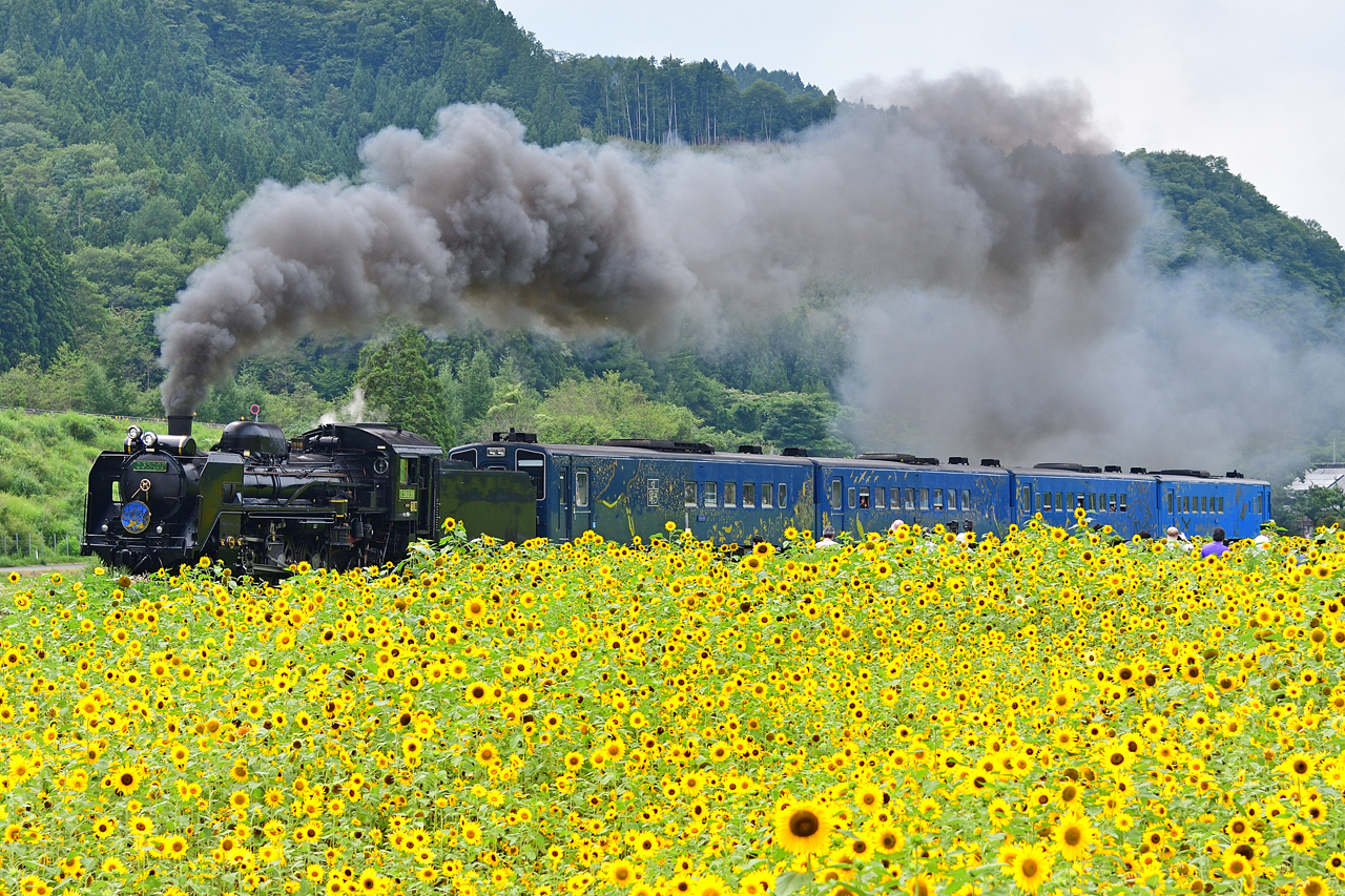 SL銀河 釜石線 C58形蒸気機関車