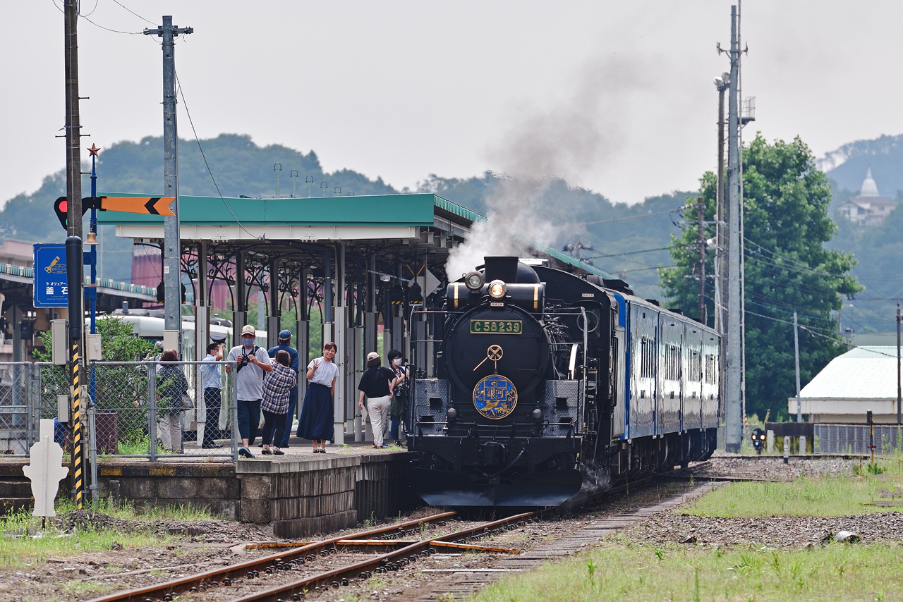 SL銀河 釜石線 C58形蒸気機関車