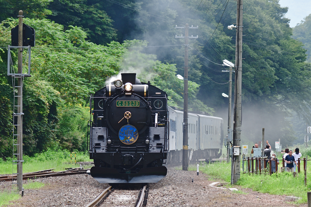 SL銀河 釜石線 C58形蒸気機関車