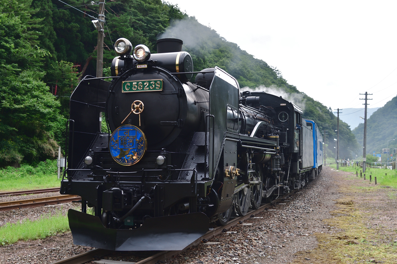 SL銀河 釜石線 C58形蒸気機関車