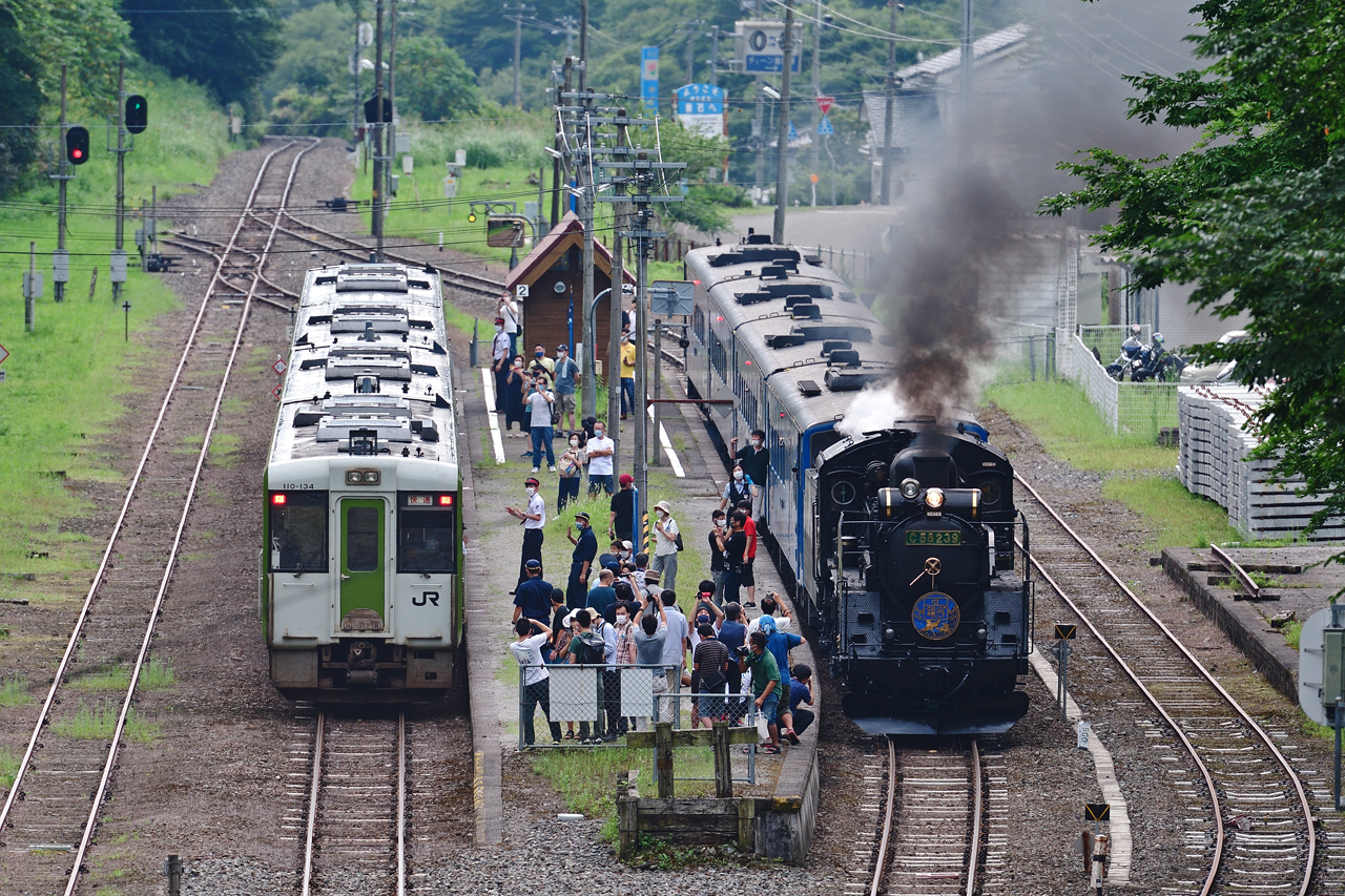 SL銀河 釜石線 C58形蒸気機関車