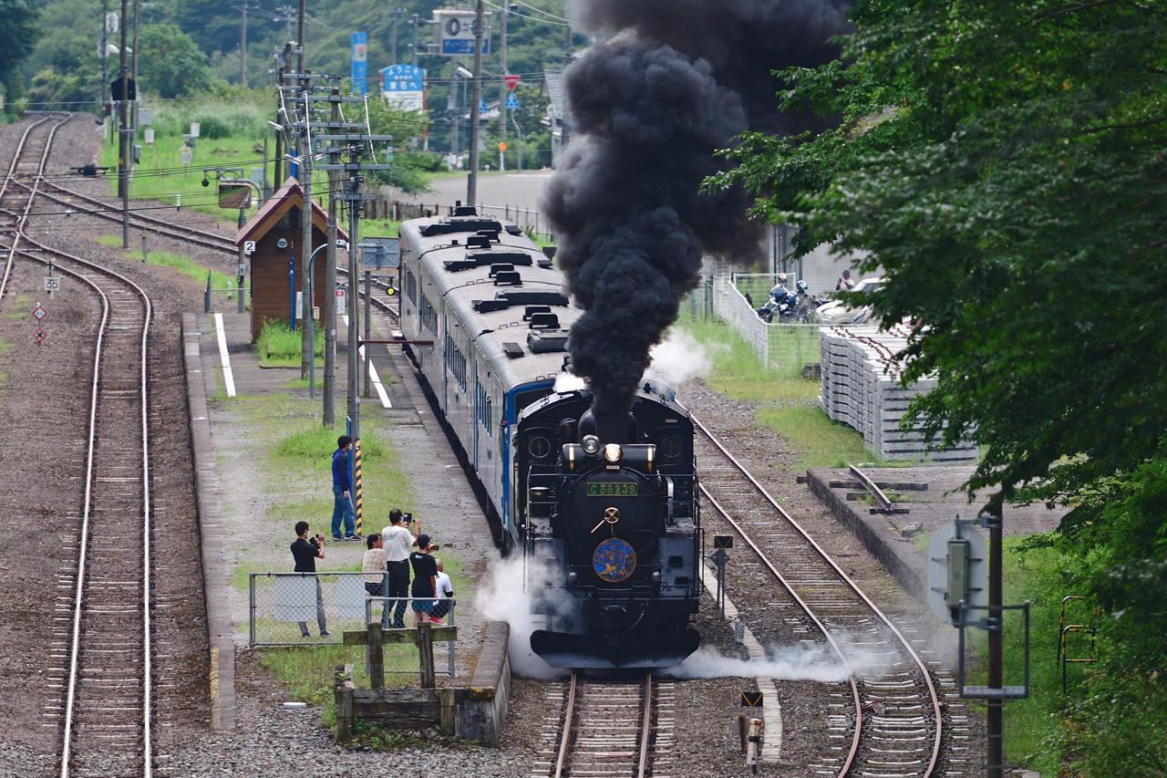 SL銀河 釜石線 C58形蒸気機関車