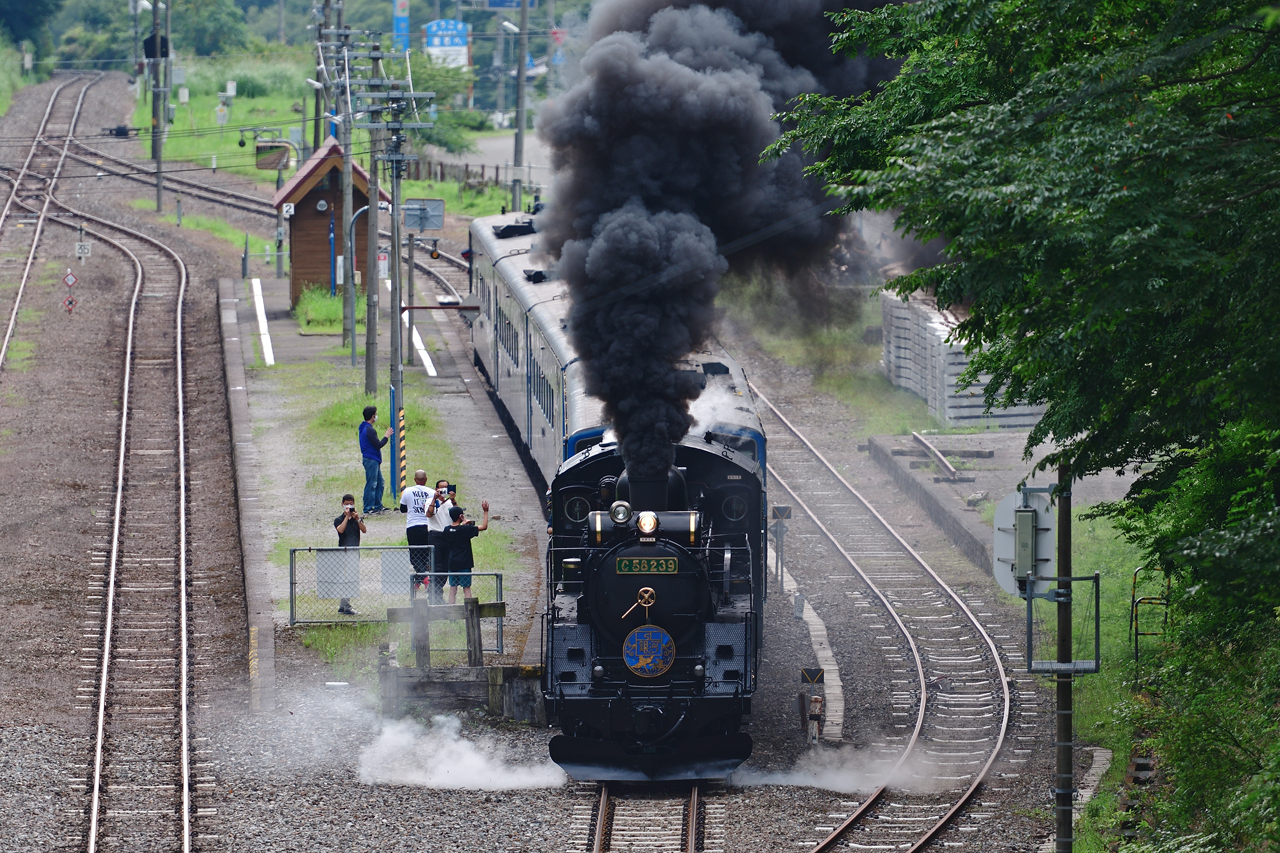 SL銀河 釜石線 C58形蒸気機関車