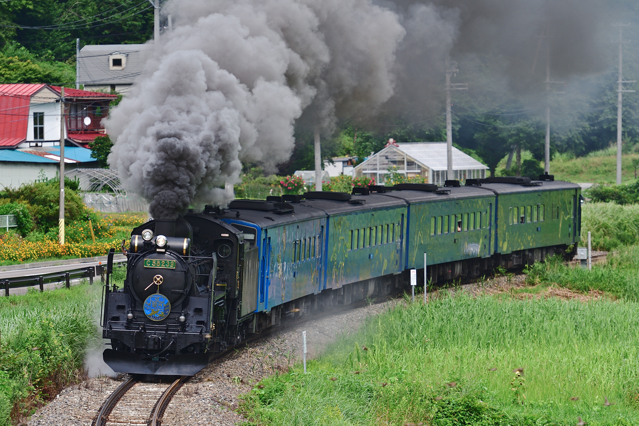 SL銀河 釜石線 C58形蒸気機関車