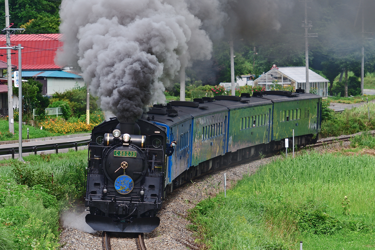SL銀河 釜石線 C58形蒸気機関車
